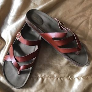 Madden Girl Brown Sandals (Size 10)